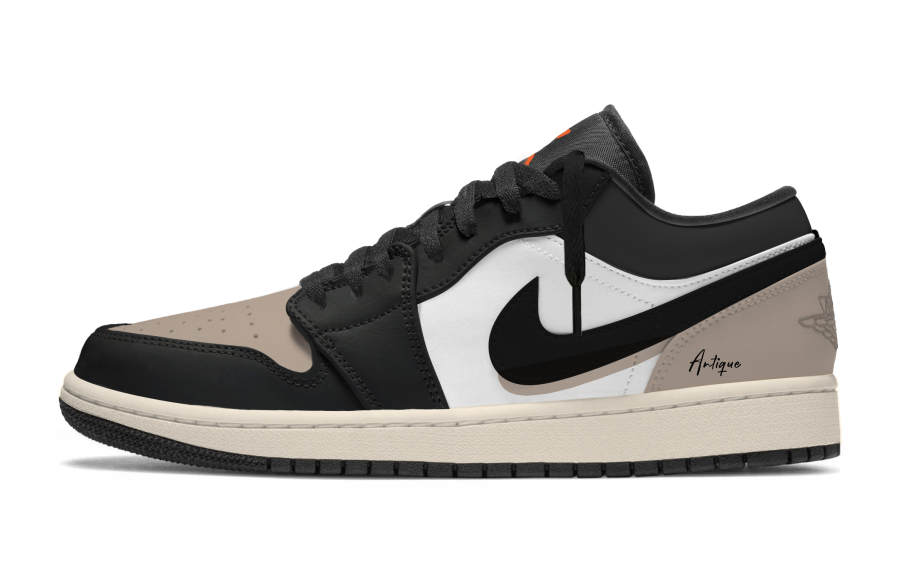 Jordan Jordan Air Jordan 1 Apricot Soil Leather Cushioning Abrasion Resistant Cushioning, Wear Resistant Low top