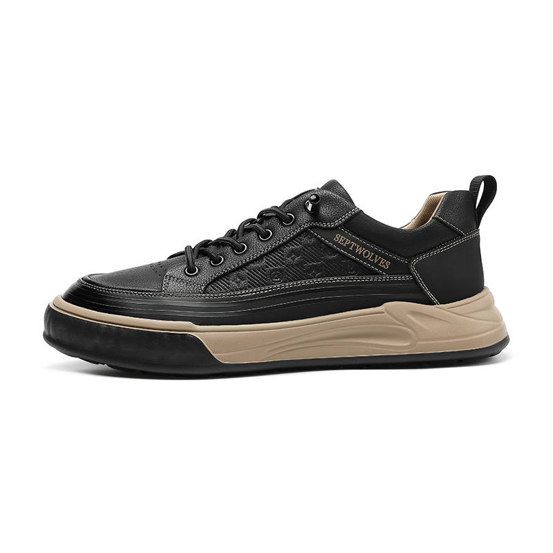 SEPTWOLVES Low top Casual Shoes Men's Black HD