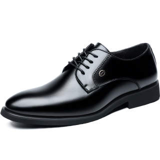 BATUTENG Dress Shoes Men's Low Top Black/Brown