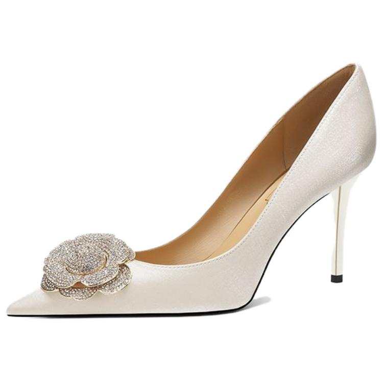 Zubumei Slim Heel High Heels 8cm Women's