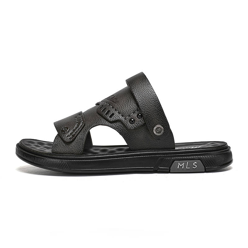 Mulinsen Beach Sandals Men's Black/Khaki