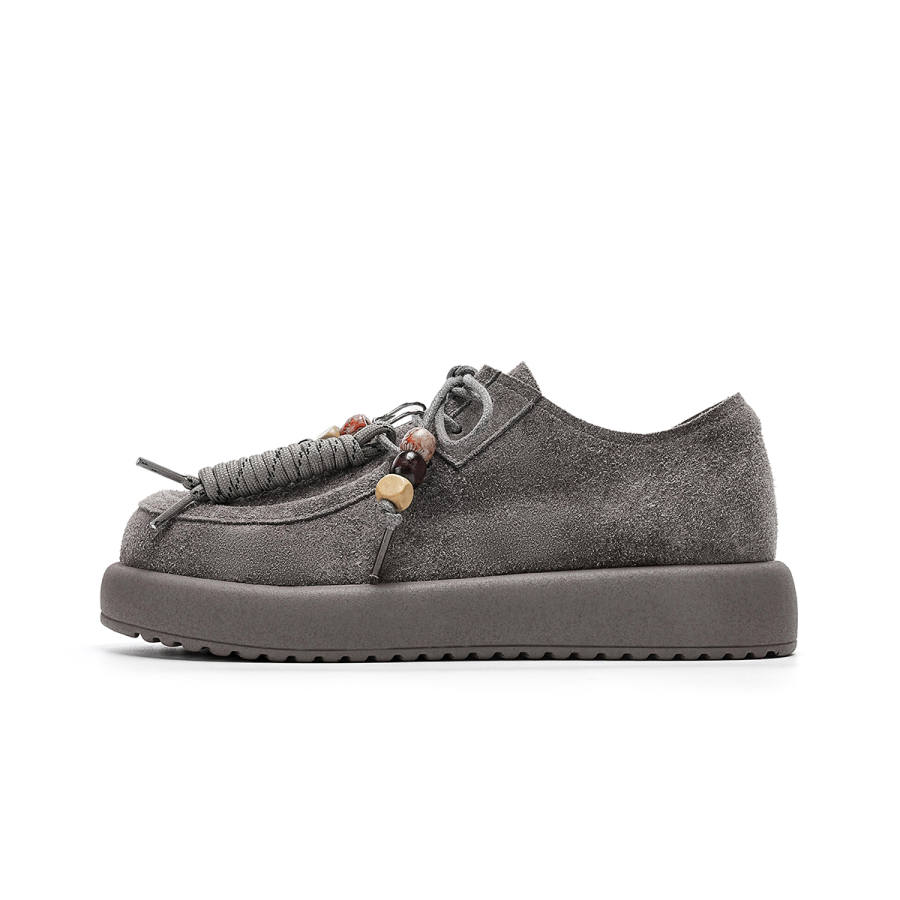 EBLAN Top Grain Cow Leather Low top Casual Shoes Women's