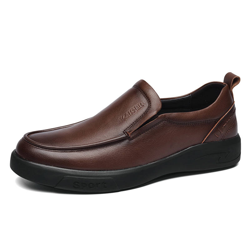 KAISER KAISER Cow Leather Casual Shoes Men's Brown