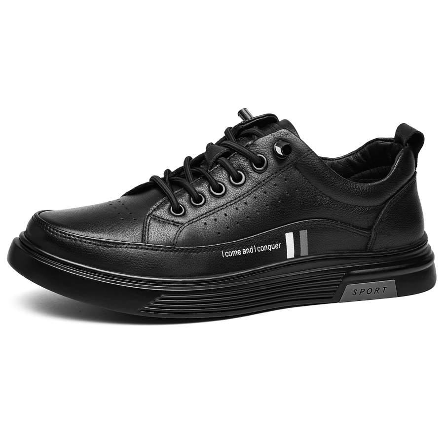 KAISER Cow Leather Cushioning Abrasion Resistant Breathable Lightweight Casual Shoes Men's