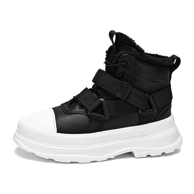 GONGNIUMEILI GONGNIUMEILI PU Short Combat Boots Men's