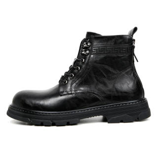 CAIZI Combat Boots Men's Black/Brown