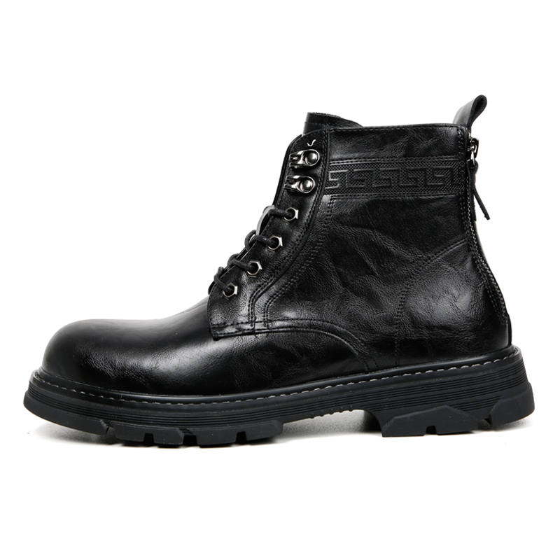 CAIZI Combat Boots Men's Black/Brown