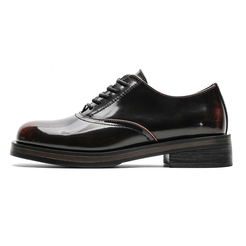 YEDANI Men's Casual Shoes Men's Low Top Black/Brown