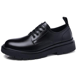 BEIOUTU Microfiber Leather Casual Shoes Men's Black
