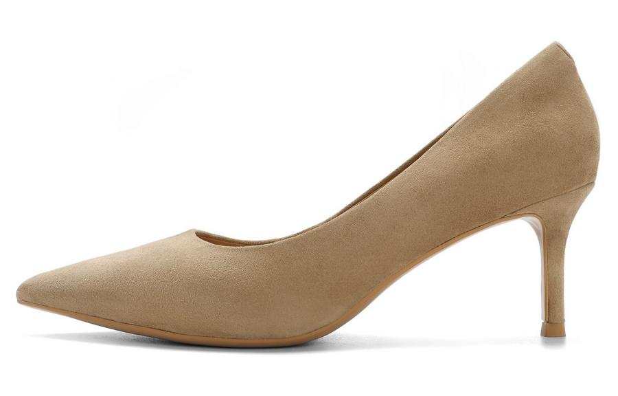 BELLE Sheepskin High Heels 6.5cm Women's