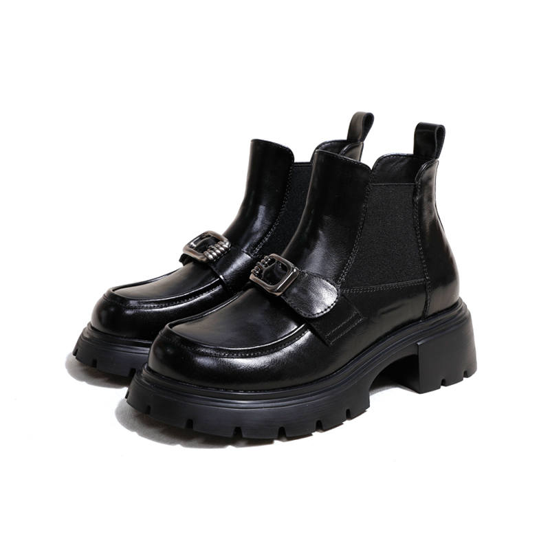 Ouumeis Short Chelsea Boots Women's Black