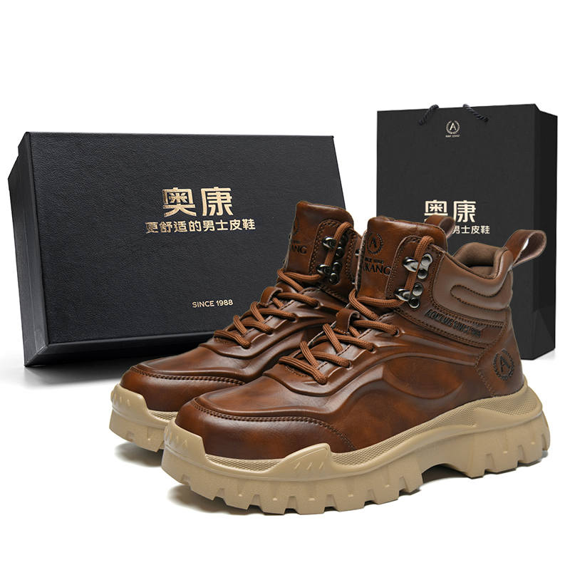 AOKANG AOKANG Short Combat Boots 4.5CM Men's