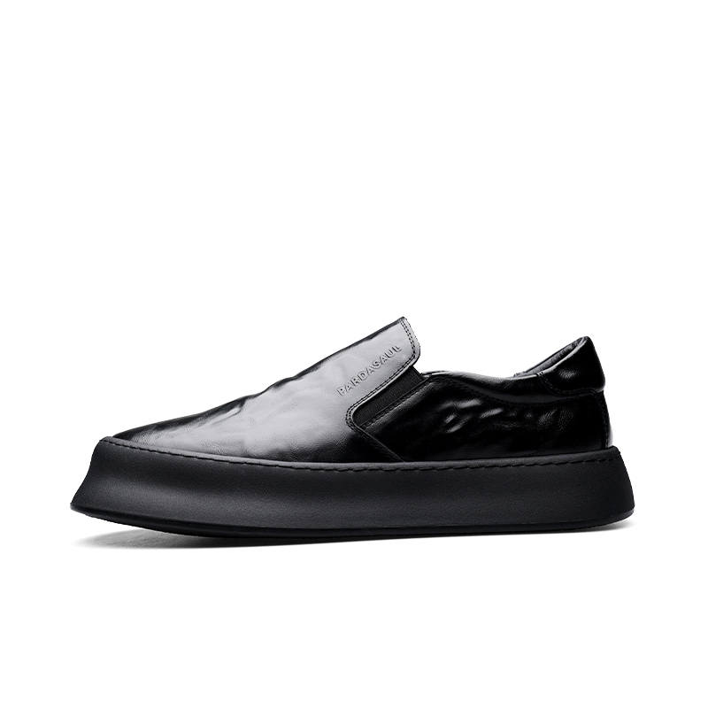PARDASAUL Men's Casual Shoes Men's Low Top Black/Brown