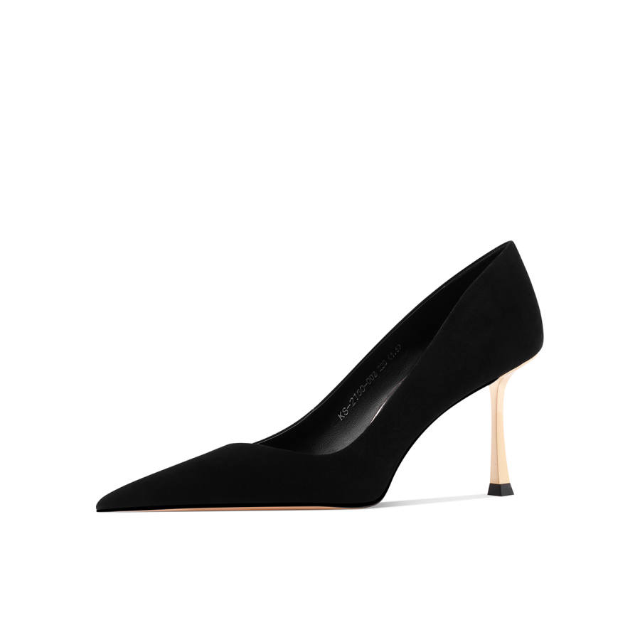 Shesrim Slim Heel High Heels 7.5cm Women's Black