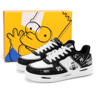 The Simpsons Height Increasing Low top Skateboard Shoes Unisex
