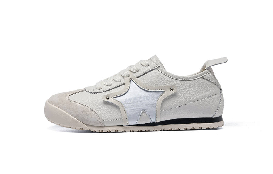 HLA Low top Casual Shoes Women's Beige Silver