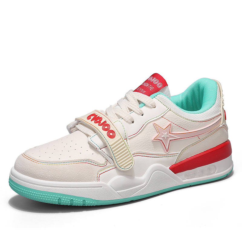 SHOUBA Microfiber Leather Abrasion Resistant Lightweight Wear resistant And Lightweight Low top Skateboard Shoes Men's