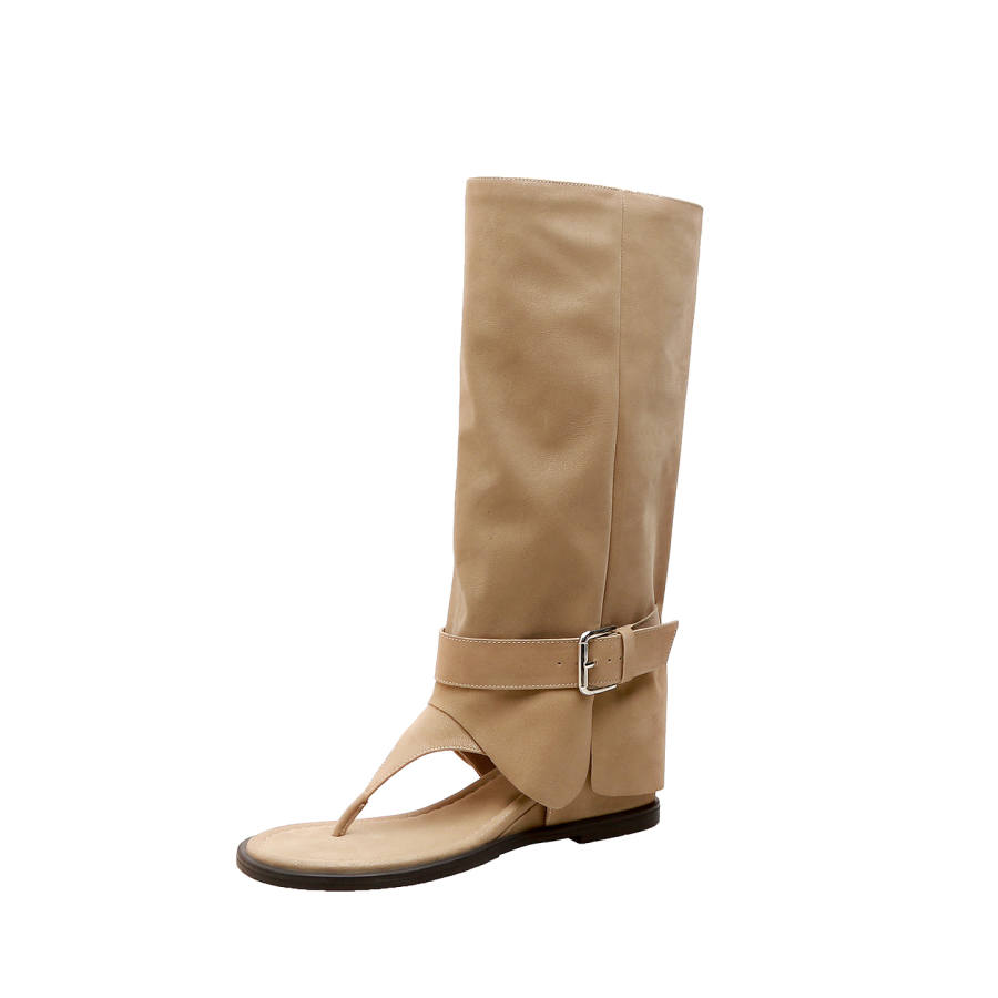 TATAYA Knee High Boots Women's Khaki