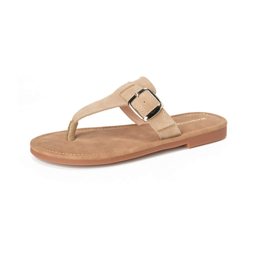 QITUMAUL Rubber Sole Abrasion Resistant Slip Resistant Flip Flops Unisex