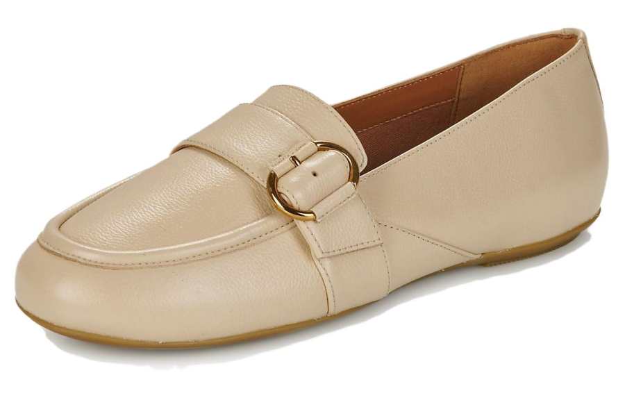 GEOX Leather Casual Shoes Women's Khaki