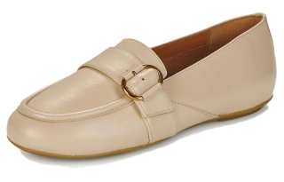 GEOX Leather Casual Shoes Women's Khaki
