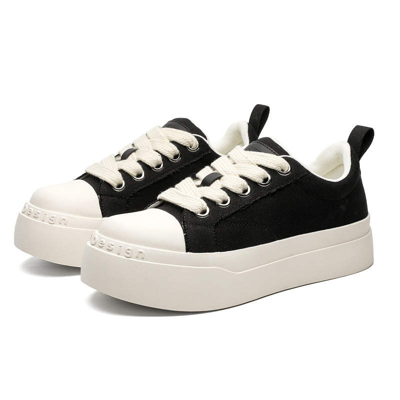 WEISHIBANGWEI WEISHIBANGWEI Canvas Shoes Unisex Black