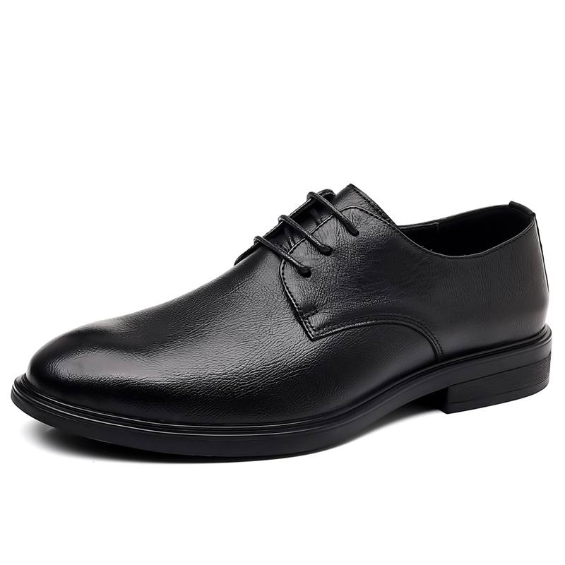 CALIFBULL Top Grain Cow Leather Dress Shoes Men's Black