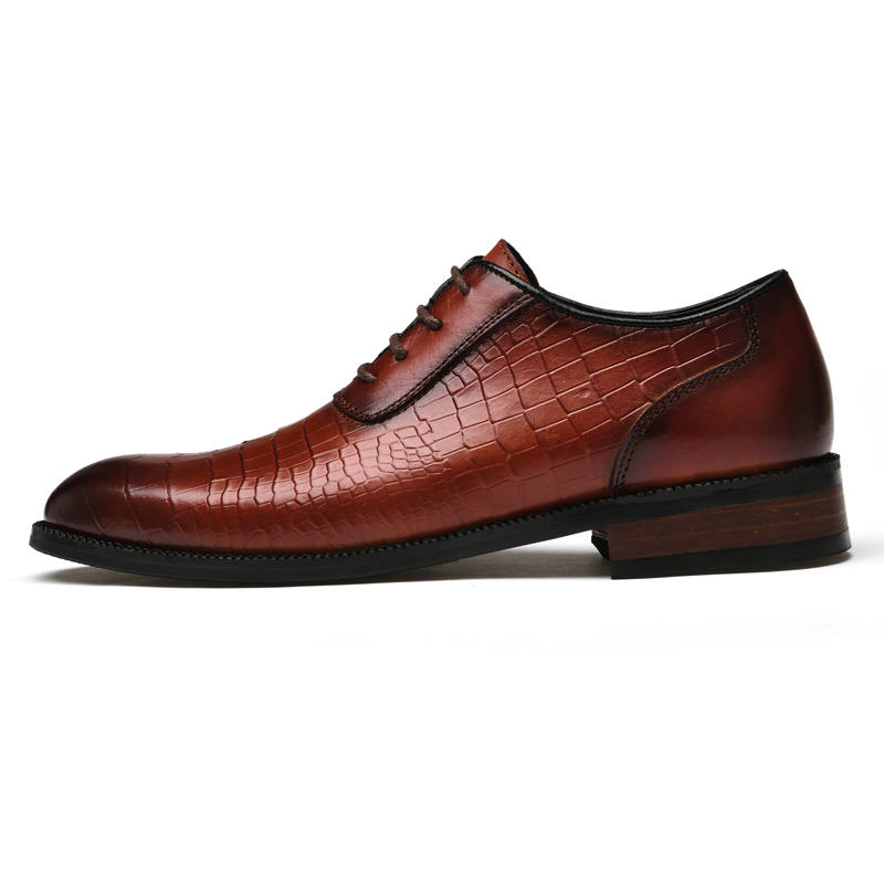 DAOTUSEN Dress Shoes Men's Low Top Black Brown