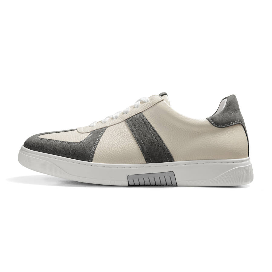 THOM WILLS Casual Vintage German Army Trainers Skateboard Shoes Men's Dark Gray