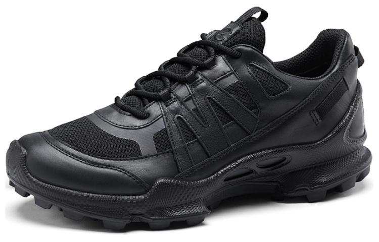 Ecco Biom C Trail Cow Leather Slip Resistant And Breathable Low top Casual Shoes Men's Black