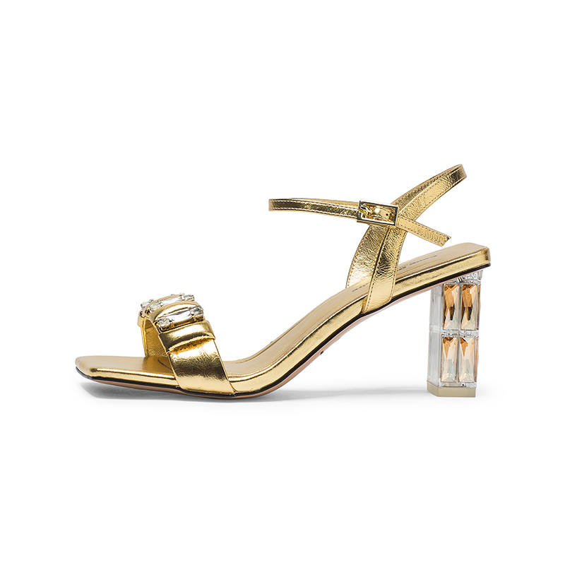 Coup De Foudre Cow Leather One Strap Sandals Women's