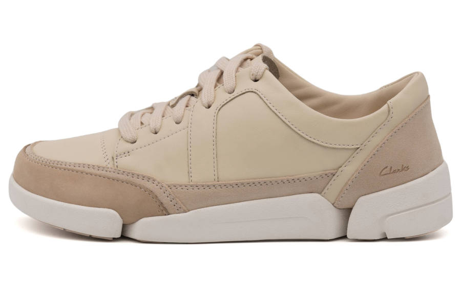 Clarks Cow Leather Low top Casual Shoes Women's Pink