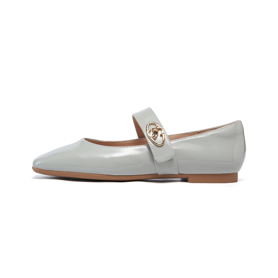 ST&SAT Cow Leather Flat Mary Jane Shoes Women's