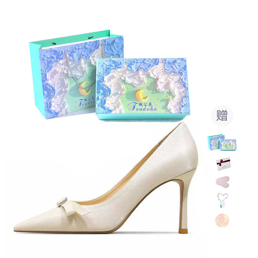 Feo Dvke Slim Heel High Heels 10cm Women's Gift Box Set