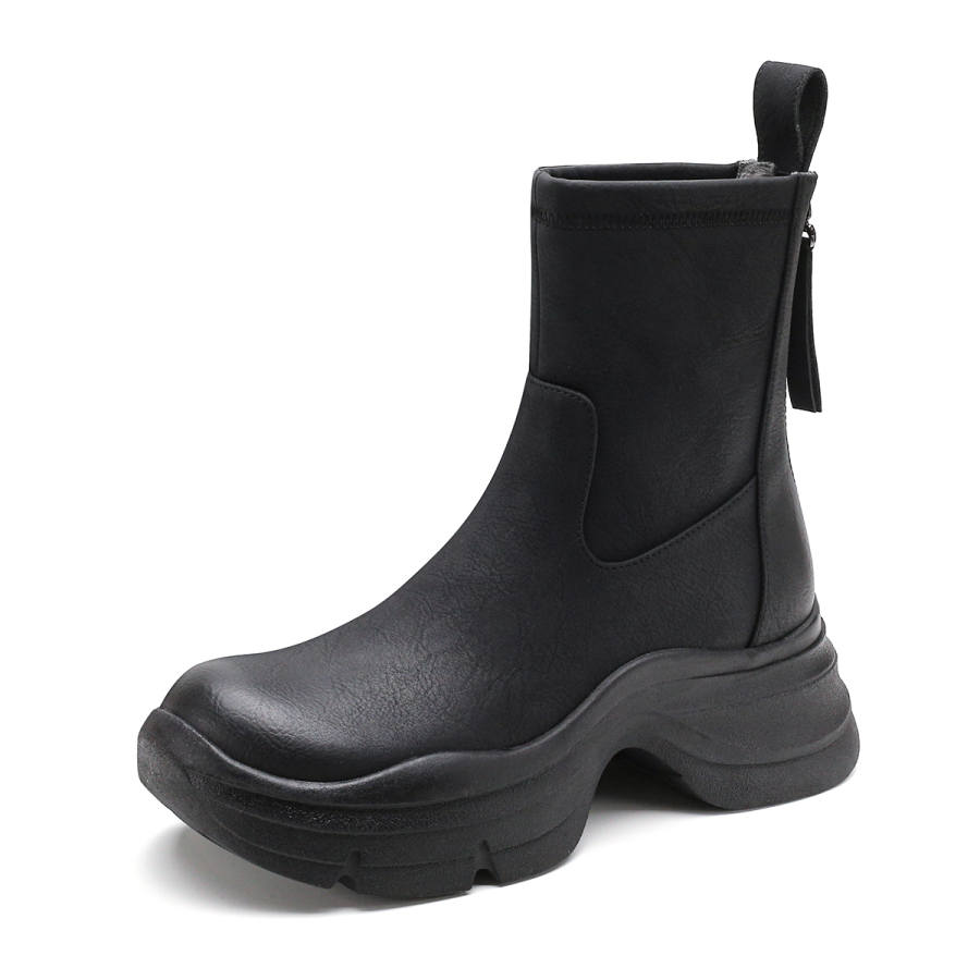 SAFIYA Ankle Boots Women's Black/Camel