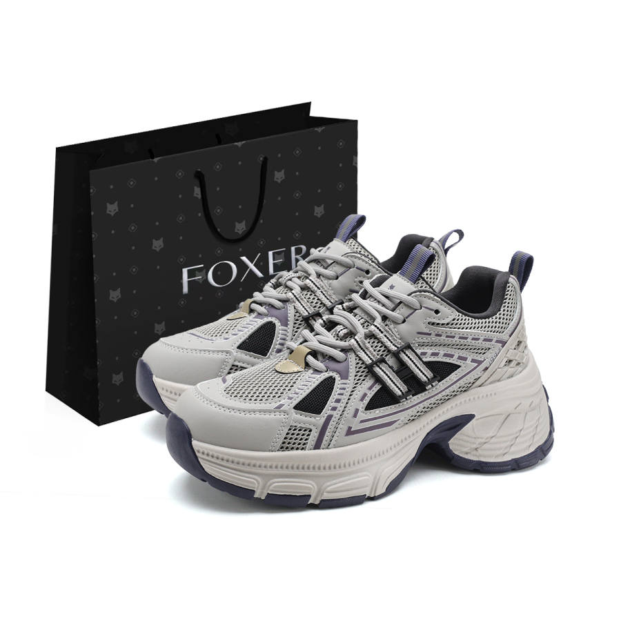 FOXER Slip Resistant Abrasion Resistant Slip Resistant Abrasion Resistant Low top Chunky Sneakers Women's