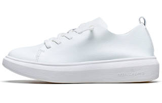 REBECCA LIM'S Coverage Slip Resistant Cushioning Low top Skateboard Shoes Unisex White