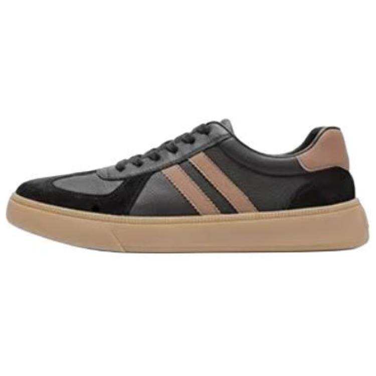 AOKANG Slip Resistant Low top Skateboard Shoes Men's Black