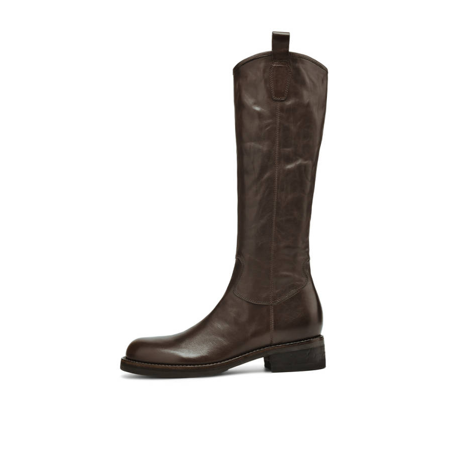 Rosa Bianca Knight Boots Top Grain Cow Leather Knee high Boots Women's