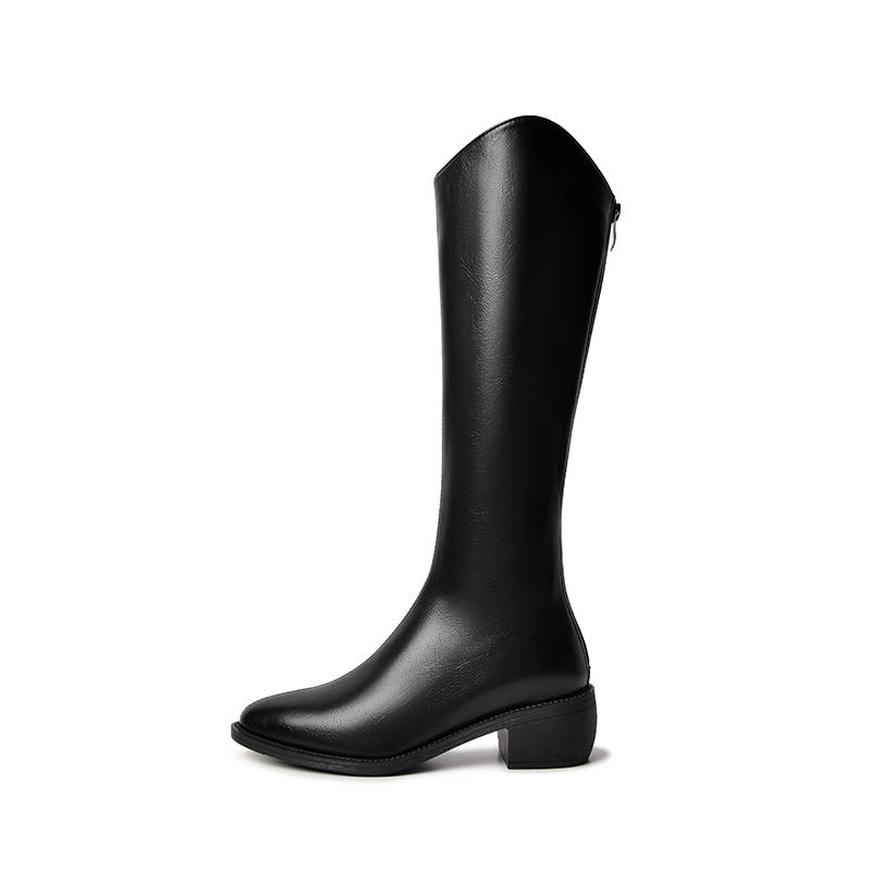 Reemoor Pu Knee high Boots Women's Black
