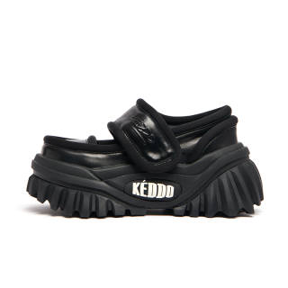 KEDDO Keyboard Shoes Cow Leather Casual Shoes Women's