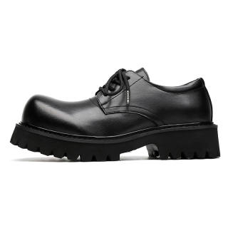 IZEIZIG Microfiber Leather Dress Shoes Men's Black