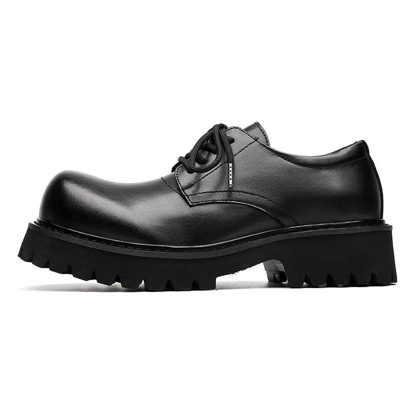 IZEIZIG IZEIZIG Microfiber Leather Dress Shoes Men's Black