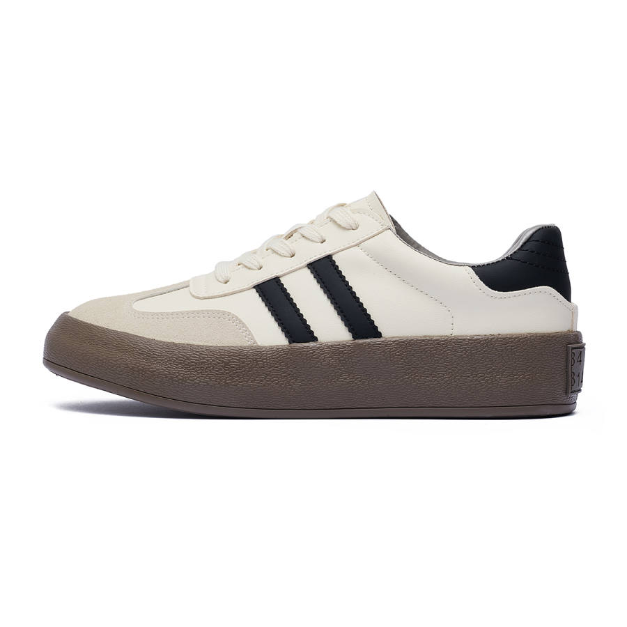 GIGIRYO Skateboard Shoes Men's Low Top Black/Beige