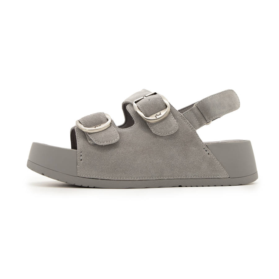 FED FED One Strap Sandals Women's Gray