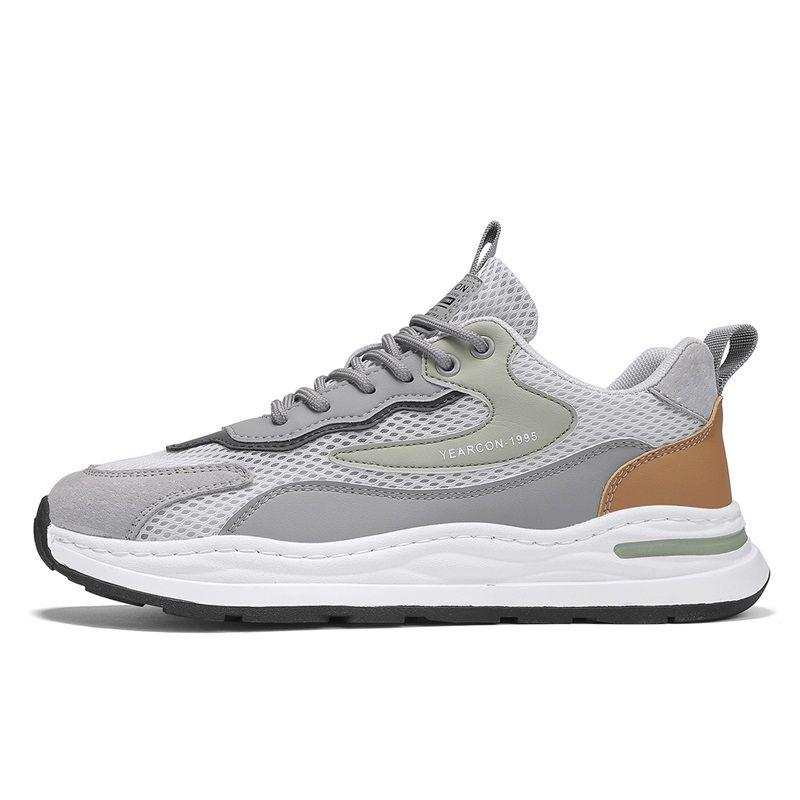 YEARCON Textile, Synthetic Leather Low top Casual Shoes Men's
