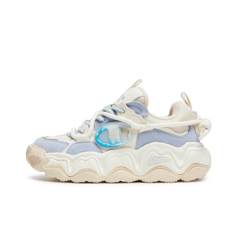Champion Balance Low top Skateboard Shoes Women's Clear Blue/Milk White