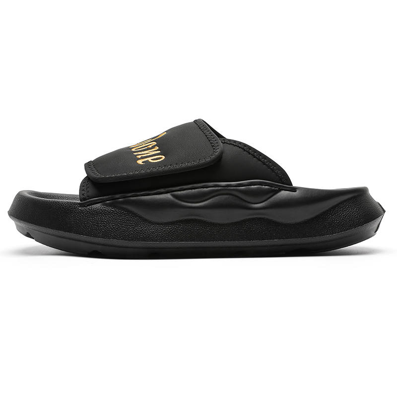 MUPPLE Slip Resistant Slide Slippers Men's Black