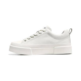 CHERYKALLY Cow Leather Abrasion Resistant, Lightweight, And Breathable Low top Skateboard Shoes Women's Meteorite Black