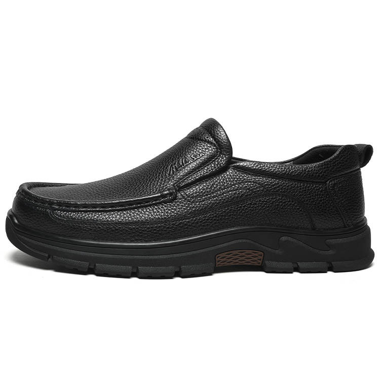 Mulinsen Top Grain Cow Leather Dress Shoes Men's Black